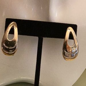 Vintage Tri-Color Earrings